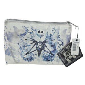 The Nightmare Before Christmas Loungefly Cosmetic Bag With Zipper Closure *FLAW*